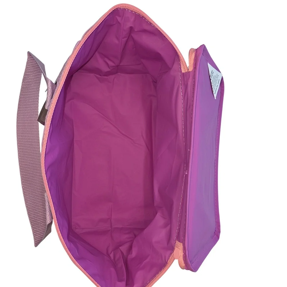NWT Trader Joes Mini Insulated Bag Purple Magenta California 1.5 Gallon